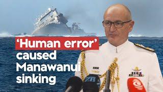 Report finds Manawanui sinking caused by 'human error' | 1News on TVNZ+