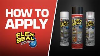 How to PROPERLY APPLY Flex Seal?