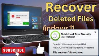HOW TO RESTORE DELETED FILE FROM ANTIVIRUS QUICK HEAL TOTAL SECURITY #RESTORE #recovery