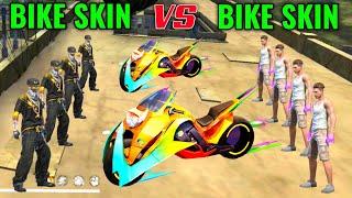 New BIKE vs BIKE Skin Fight  Golden Hip Hop vs Adam Bike Skin Challenge  Garena Free Fire 