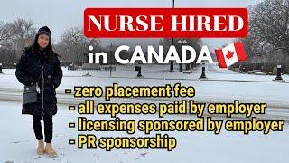 Filipino Nurse Hired in Canada - No Placement Fee