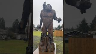 The Most Amazing Bigfoot Carving We Have Seen #bigfoot #nature #wildlife #art #carving