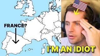 American takes European Country Quiz
