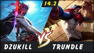 Dzukill - Yone vs Trundle TOP Patch 14.2 - Yone Gameplay