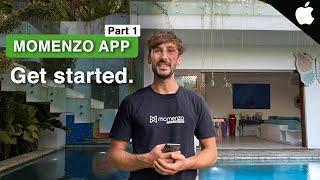 Step 1/3 (iPhone) - How to record your first listing video with Momenzo App?