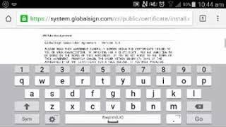 How to Download and Install a Digital Certificate Onto Your Android - Video Guide by GlobalSign