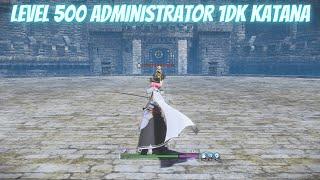 Sword Art Online Alicization Lycoris Level 500 Administrator vs Katana One Down Kill Zen Build