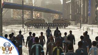 Detroit Become Human - Freedom March Both Endings - Stand Your Ground and Confrontation Trophies