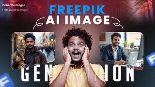 Turn your photos into AI-generated images!  Freepik AI Tutorial 2025 