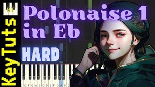 Polonaise in Eb Major (Op. 1, No. 1) [Clara Schumann] - Hard Mode [Piano Tutorial] (Synthesia)