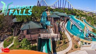 Catapult Falls Launched Flume 4K-POV with a Vertical Lift- World's Steepest!