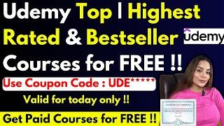 Udemy Bestseller Courses for Free | Udemy Top Rated Courses | 100% off Coupon Code