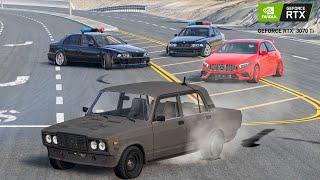 Lotu Şəmi Vaz2107 Ilə Afto Xuliqanlıq Etdi Və Tutuldu | BeamNG.Driver #malikbedelov