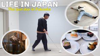 [Vlog] Working Japanese man  Saying Goodbye to Home and Friends on My Final Day in Fukuoka