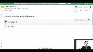 How to Convert a String to Title case in Python | Convert a String to Title Case Using Python