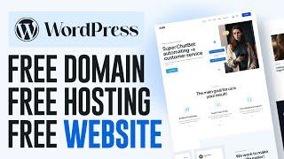 How to Create a Website With FREE Hosting and Domain in WordPress in 2024
