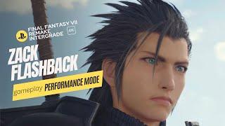 Final Fantasy VII Remake Intergrade: Zack Flashback Scene PS5 Performance Mode 4K