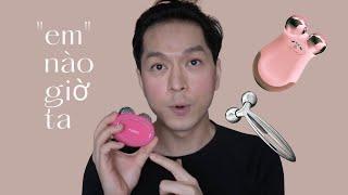 Refa/Nuface/Foreo Bear - cái nào tốt nhất? Nên xài gel đi kèm? Bị châm chích?...