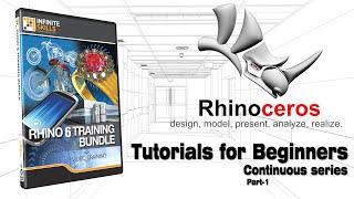 Rhino Tutorials for beginners | Rhinoceros 3D | Part 1 | Draw a Single Line command