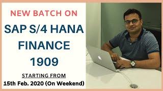 SAP S/4 HANA Finance 1809 Online Training/ Certification | Introduction SAP Simple Finance
