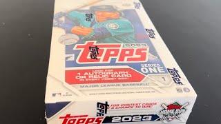 BIGGEST HIT OF OUR LIVES! 2023 Topps Series 1 Hobby Box - HUGE AUTO PULL