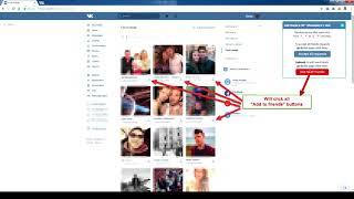 Add Friends in VK™ (Vkontakte) in 1 click