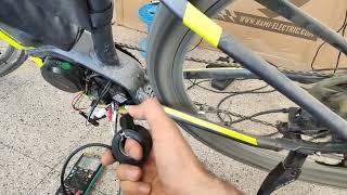 BAFANG Mid Drive Motor Running with universal throttle (Hack)