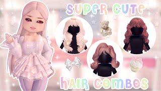 10 Super Cute Hair Combos You Must Know About! Roblox Royale High Hacks | LauraRBLX