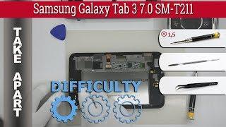 How to disassemble  Samsung Galaxy Tab 3 7.0 SM-T211 Take apart