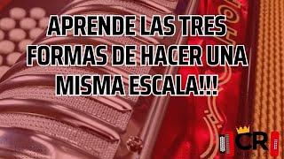 Tienes que aprenderte las escalas de las tres formas!!! | Clases de Acordeon Vallenato | Carlos Rey