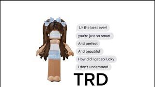 Being nice in TRD to not get voted out !(total roblox drama roblox)