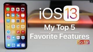 iOS 13 - My Top 5 Features so far