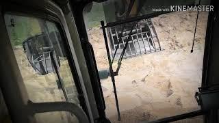 Hiekan lastausta/sand loading || liebherr 934