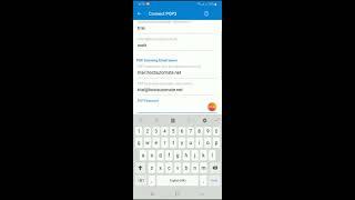 Outlook Android App POP3 adding mail account