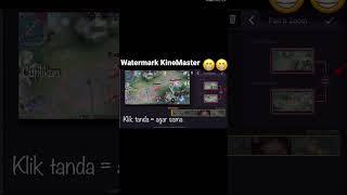 Cara mudah menghilangkan watermark di KineMaster #shorts #shortvideo #kinemaster #subscribe