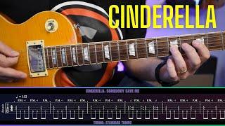 Somebody Save Me Guitar Riff by Cinderella with Tab from GuitArmy