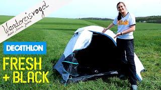 DECATHLON Quechua Campingzelt MH100 Fresh & Black für 3 Personen - Aufbau & Review