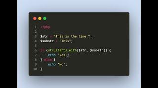 Check if a String starts/ends with a substring | PHP 8 TIP