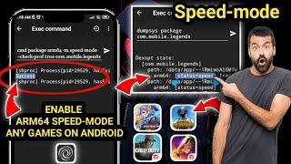 How to Optimize to Max performance of any android games | enable Arm64 speed-mode with brevent