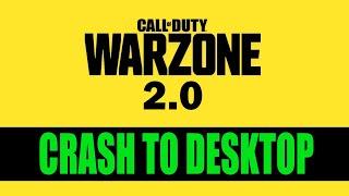 Solve Warzone 2.0 Crashes Once and For All