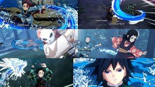 All Water Breathing Forms-Demon Slayer The Hinokami Chronicles