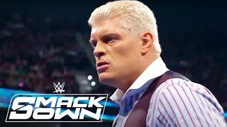 Roman Reigns Enters Rumble; Cody Rhodes Battles KO, Bloodline | WWE SmackDown 1/10/25 | WWE on USA