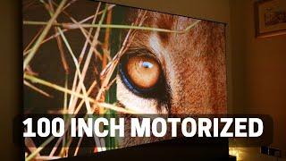 Amazing Floor Rising Projector Screen - VIVIDSTORM ALR Motorized Screen