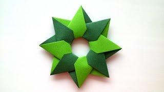 Robin Star of 8 details by Maria Sinayskaya  - Origami Tutorial.
