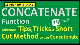 Concatenate Excel (Additional Tips & Tricks) with Practical Examples