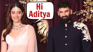 Aditya Roy Kapoor Avoids Ananya Pandey At Manish Malhotra Diwali Party