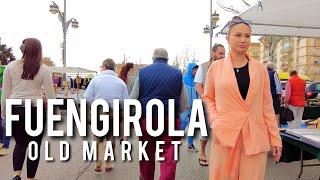 FUENGIROLA  SATURDAY MARKET March 2025 Costa del Sol Andalucía Spain 4K