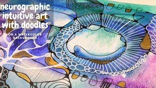 neurographic intuitive art with doodles