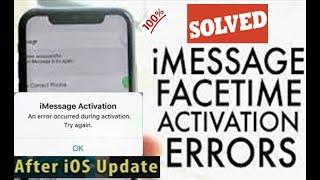 Unable to Contact the iMessage and FaceTime Server Try Again error on iPhone and iPad in iOS 14.5.1