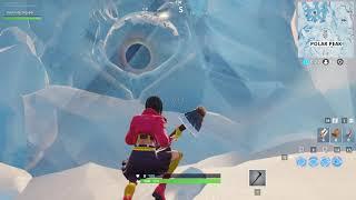 Fortnite eye in Polar Peak Iceberg! Fortnite X Godzilla?